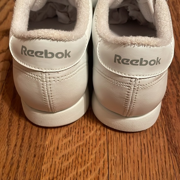 Reebok Womens Princess Shoe Size 9.5 White Lace Up, Synthetic Leather Upper NEW - Picture 7 of 14